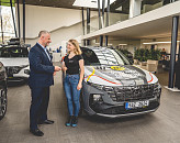 Předání nového vozu Hyundai TUCSON naší dlouholeté ambasadorce, úspěšné a sympatické Janě Czeczinkarové.