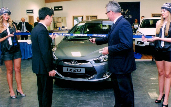 Slavnostní otevření nového autosalonu Hyundai