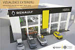 Rekonstrukce autosalónu Renault pokračuje podle plánu